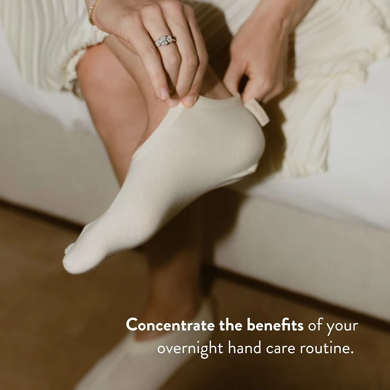 Chaussettes de nuit en coton Paume