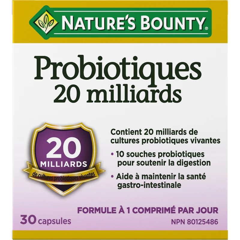 Probiotic, 20 Billion Live Probiotic Cultures