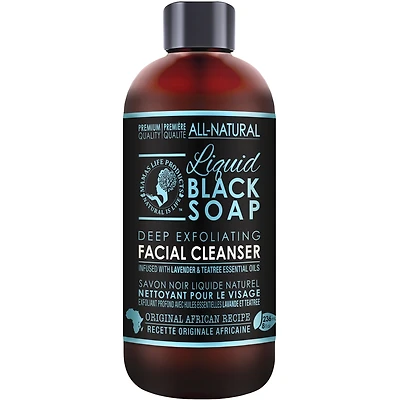 Liquid Black Soap Facial Cleanser