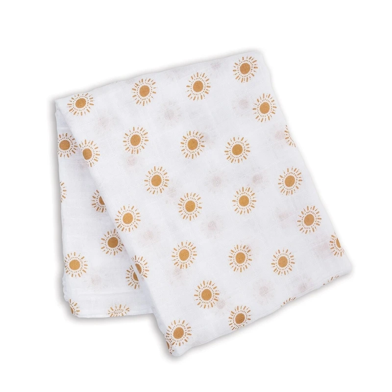Muslin Swaddle Baby Blanket Strawberries