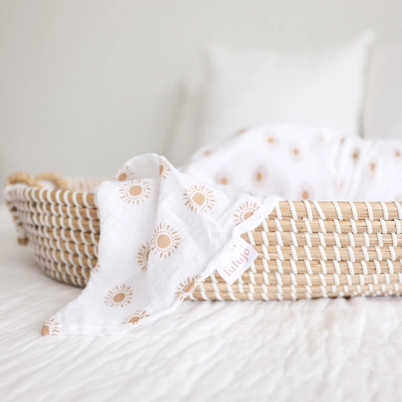 Muslin Swaddle Baby Blanket Strawberries