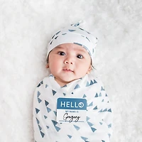 Ensemble Bonnet & Couverture « Hello World