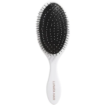 Brosse pour cheveux secs et humides Lunata Detangle Me – Mini blanc