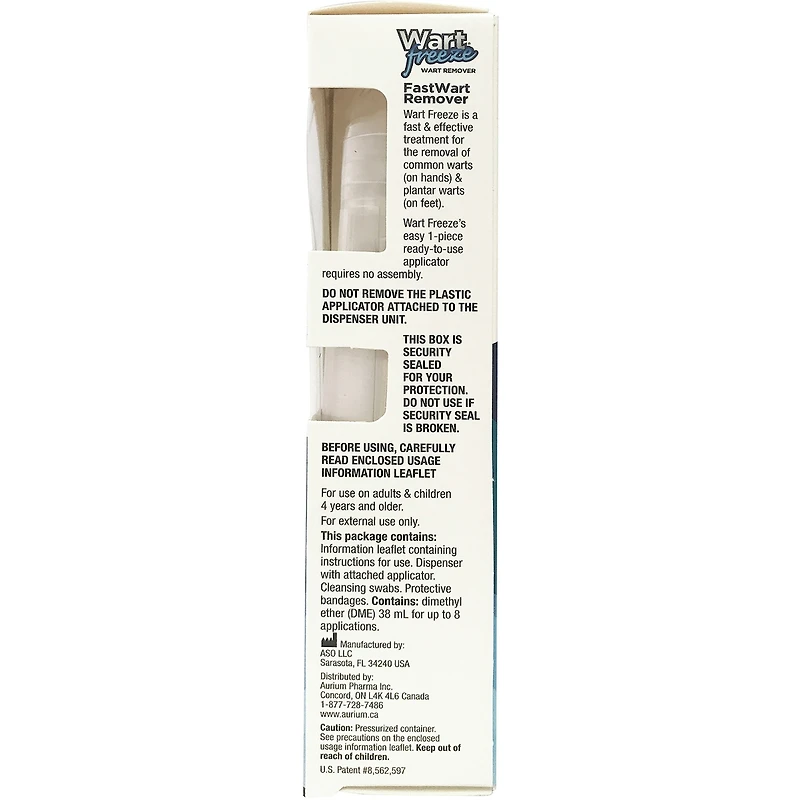 WartFreeze pour les mains et les pieds