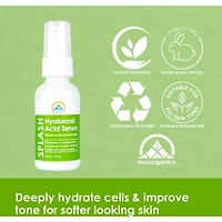 Sérum à l'acide hyaluronique pour la peau - Sérum hydratant pour le visage à la vitamine C et à la vitamine E