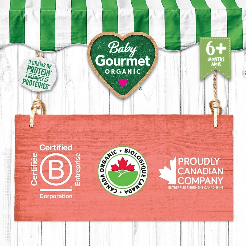 Patate douce, pomme et poulet