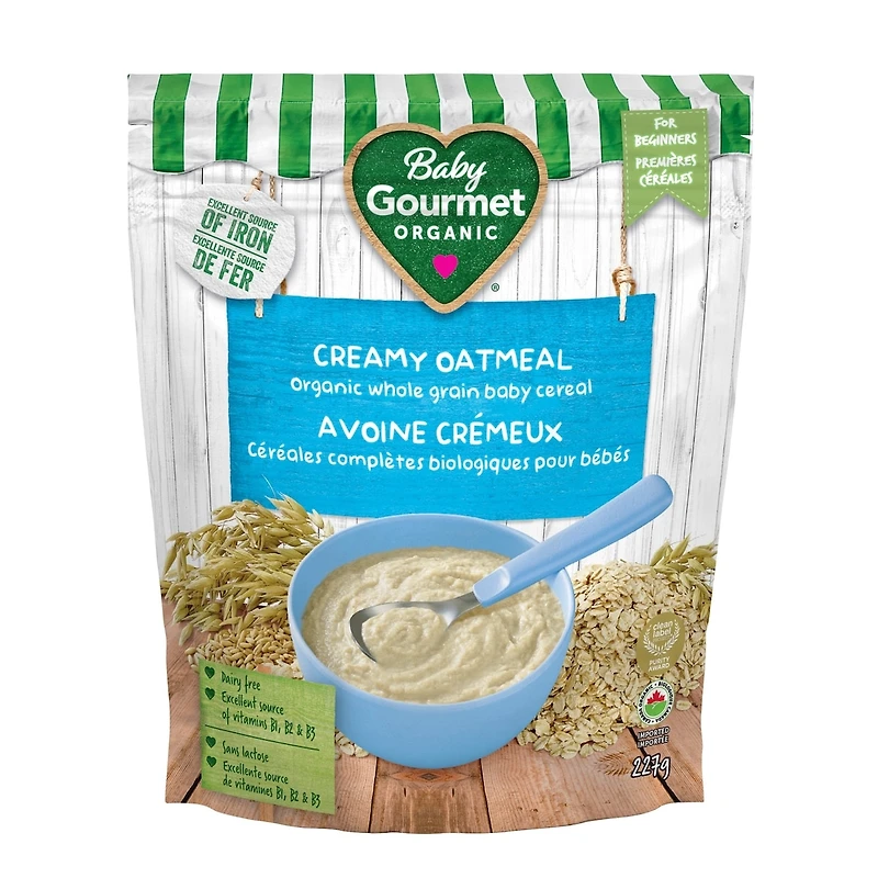 Baby Gourmet Organic Baby Cereal Creamy Oatmeal