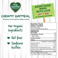 Baby Gourmet Organic Baby Cereal Creamy Oatmeal
