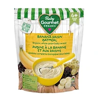 Baby Gourmet Organic Baby Cereal Banana Raisin Oatmeal