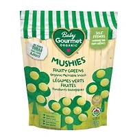 Baby Gourmet Meltable Mushies Fruity Greens organic baby snack