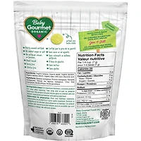 Fondants biologiques légumes verts fruités pour bébé de Baby Gourmet