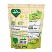 Baby Gourmet Meltable Mushies Fruity Greens organic baby snack