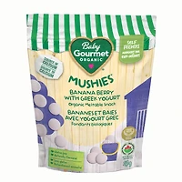 Fondants biologiques bananes et baies avec yogourt Grec pour bébé de Baby Gourmet