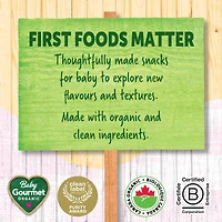 Fondants biologiques bananes et baies avec yogourt Grec pour bébé de Baby Gourmet