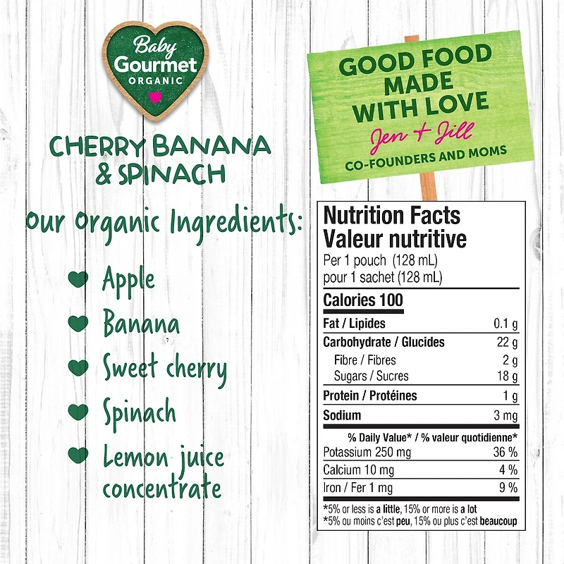 Cherry Banana & Spinach