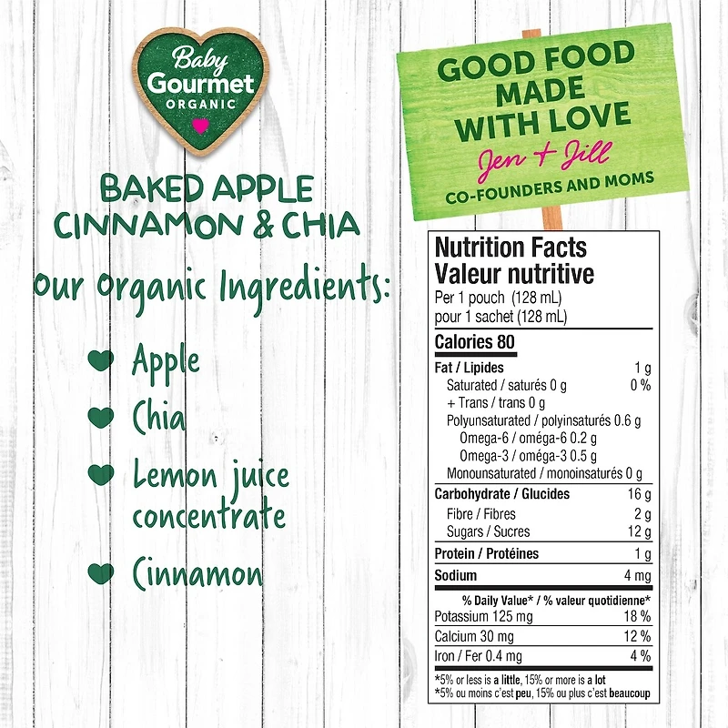 Baked Apple Cinnamon & Chia