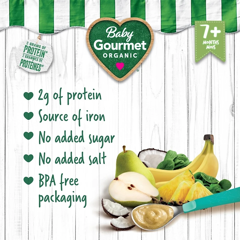 Smoothie vert tropical