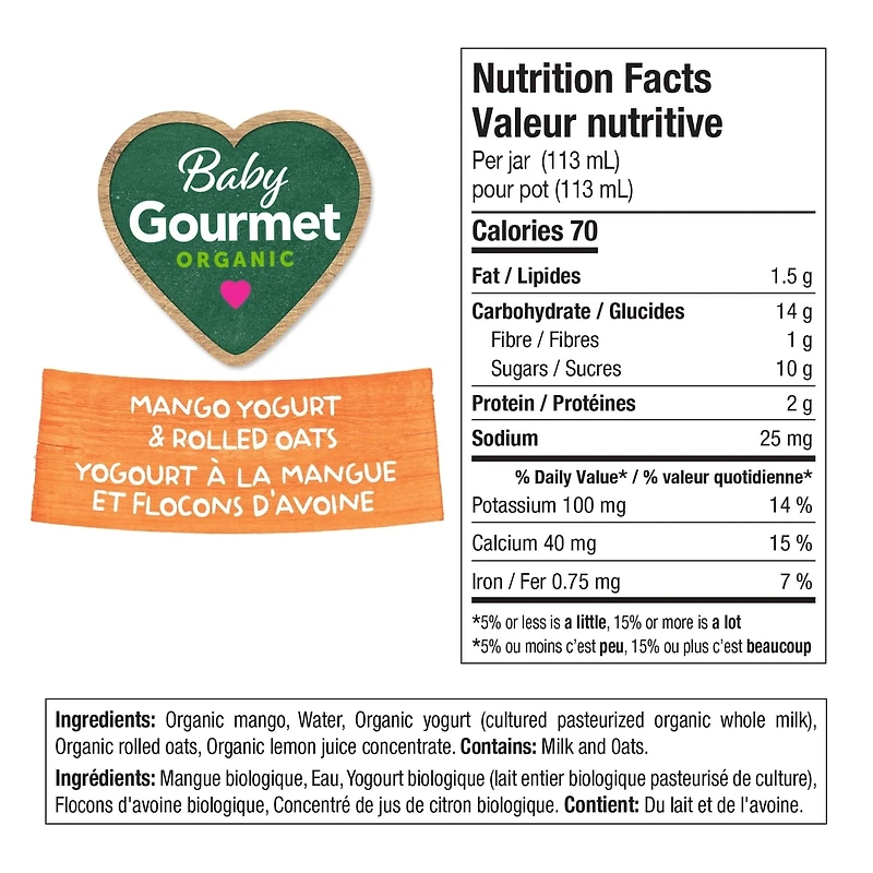 Mango Yogurt & Rolled Oats