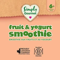 Smoothie Simply Gourmet pomme pêche et yogourt