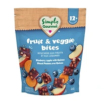 Simply Gourmet Apple Carrot with Chia Bites toddler snack