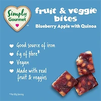 Simply Gourmet Apple Carrot with Chia Bites toddler snack