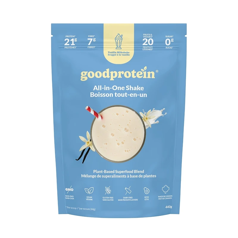 Good Protein - Frappé à la vanille - Boisson tout-en-un