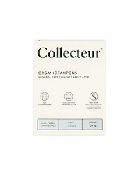 Certified Organic Cotton Tampons, Light Absorbency