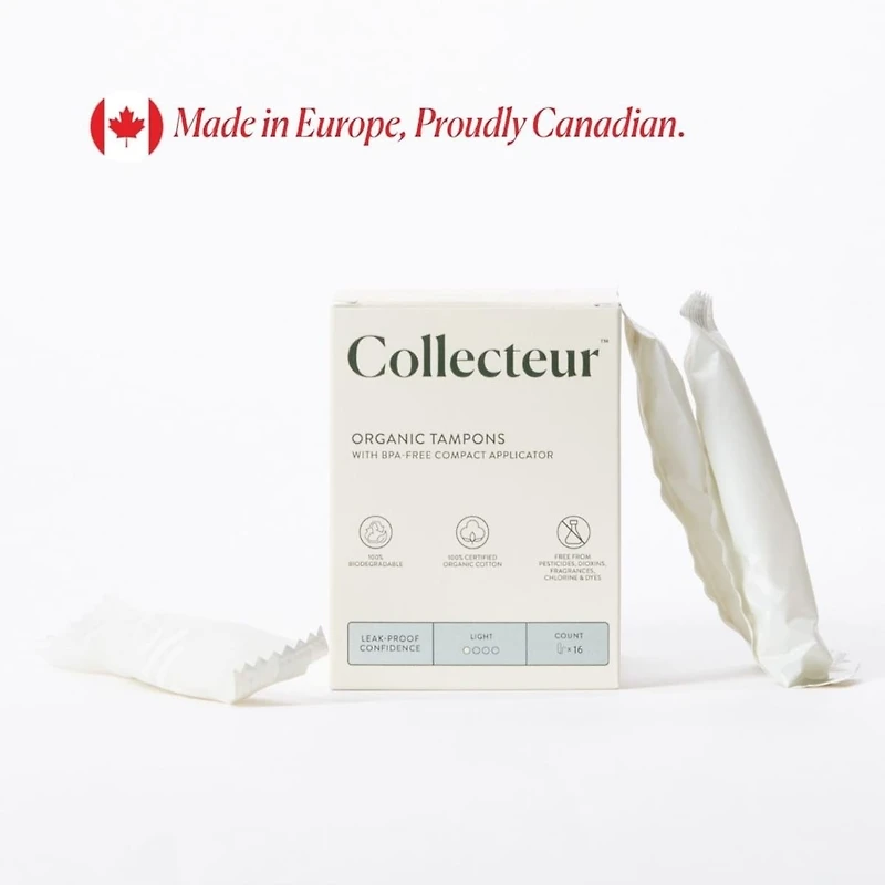 Certified Organic Cotton Tampons, Light Absorbency