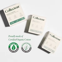100% Certified Organic Cotton Tampons, Super Absorbency