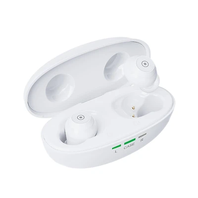 Ceretone Fusion Rechargeable In-The-Ear (ITE) Hearing Aids – Comfortable Design, Nearly Invisible, 6-Level Volume Control, 4 Preset-program