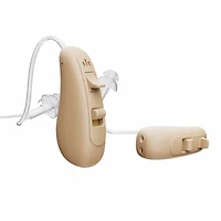 Ceretone Solid Rechargeable Behind-the-Ear (BTE) Hearing Aids - Premium Comfort Design and Nearly Invisible, Easy Handling, Noise Cancellation