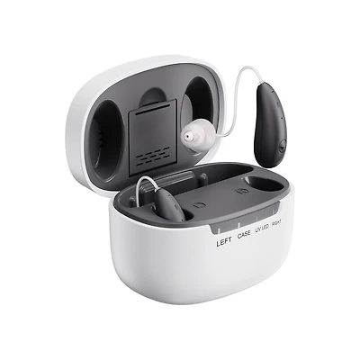 Ceretone Beacon Rechargeable Behind-the-Ear (BTE) Hearing Aids – Music Streaming, Phone Call Support, Self-Fitting To Suit Your Specific Hearing Needs