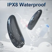 Ceretone Beacon Rechargeable Behind-the-Ear (BTE) Hearing Aids – Music Streaming, Phone Call Support, Self-Fitting To Suit Your Specific Hearing Needs