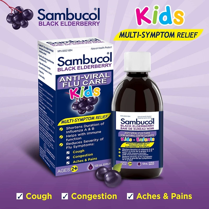 Sambucol Anti-Viral La Grippe Enfants