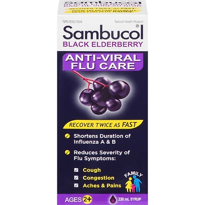 Sambucol Original Family Syrup Anti Viral Flu Care
