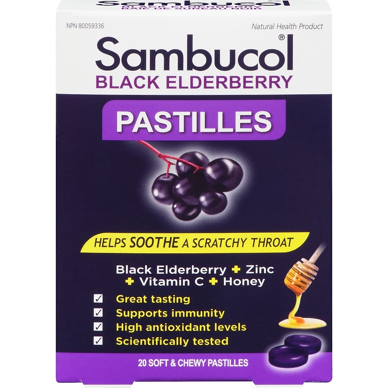 Baie de sureau noir Pastilles
