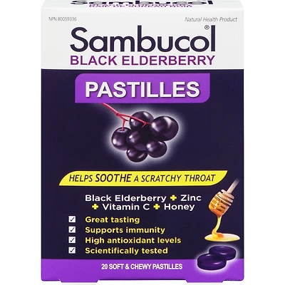 Baie de sureau noir Pastilles