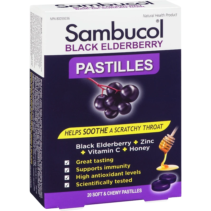 Baie de sureau noir Pastilles