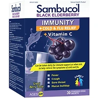 Sambucol Powdered Drink Immunity Cold & Flu Relief + Vitamin C
