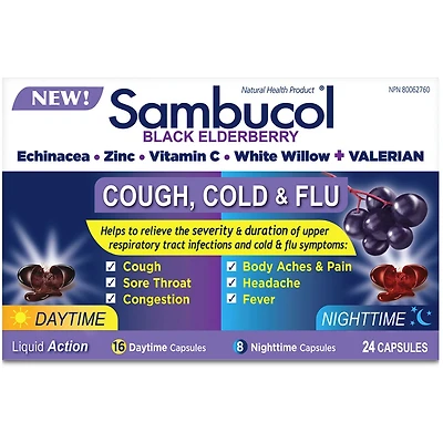 Sambucol Day & Night - Cough, Cold & Flu