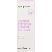 Solution de rétinol dans du squalane
