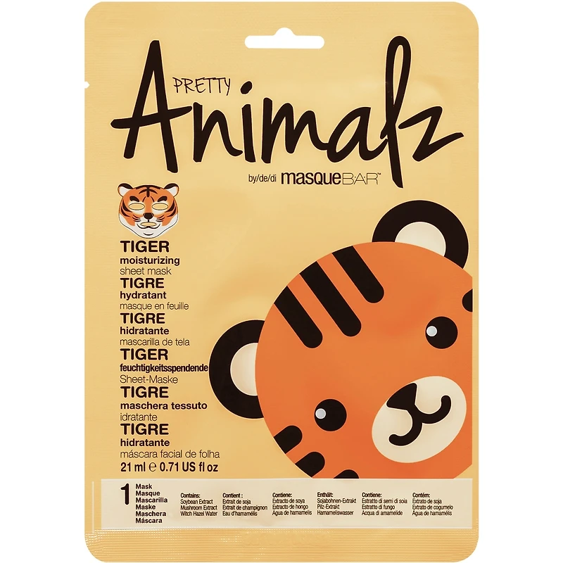 Pretty Animalz Tiger Sheet Mask