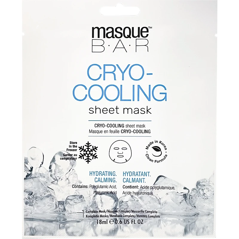 Masque en feuille Cryo-Cooling