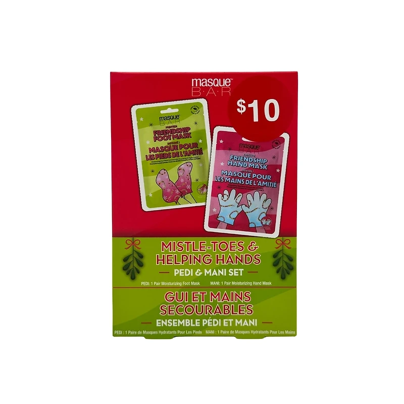 Coffret cadeau Masque Bar Friendship pour les mains et les pieds