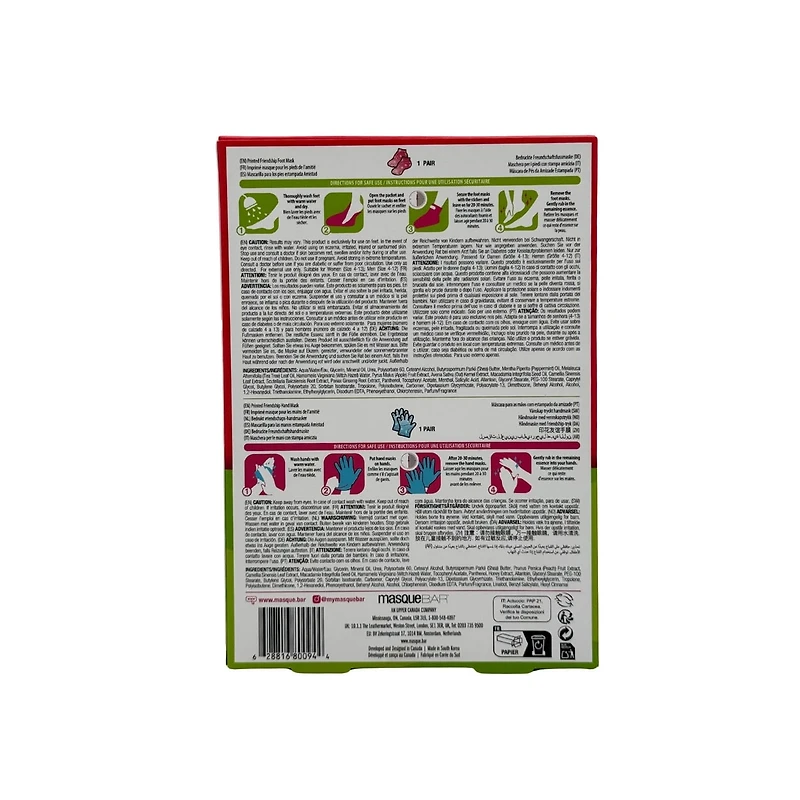 Masque Bar Friendship Hand & Foot Mask Gift Set