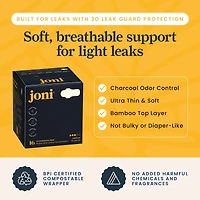 Organic Bamboo Incontinence Pads • Fast-Absorb, Plant-Based