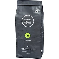 Organic Fairtrade Dark Roast Whole Bean Coffee, Kick Ass