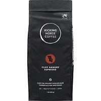 Organic Fairtrade Medium Roast Whole Bean Coffee, Cliff Hanger Espresso