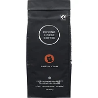 Organic Fairtrade Dark Roast Whole Bean Coffee, Grizzly Claw