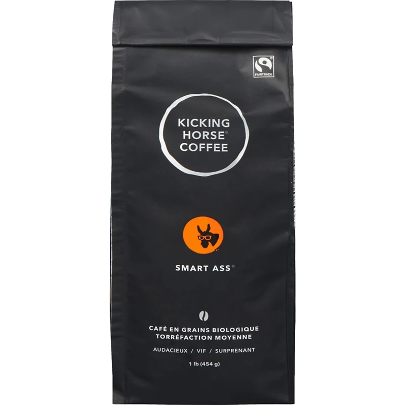 Organic Whole Bean Coffee Smart Ass Medium Roast